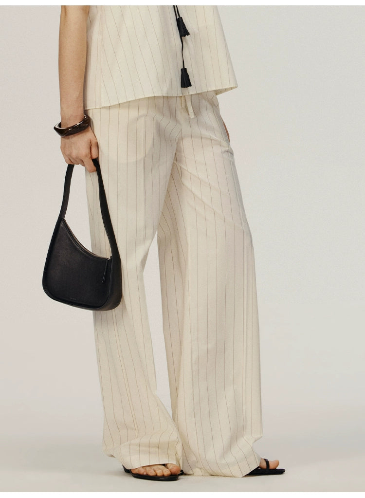 Striped Loose Trousers
