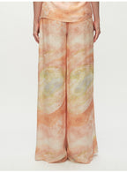 Print Casual Wide-leg Pants