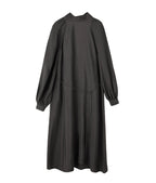 Dark Brown Turtleneck Loose Dress