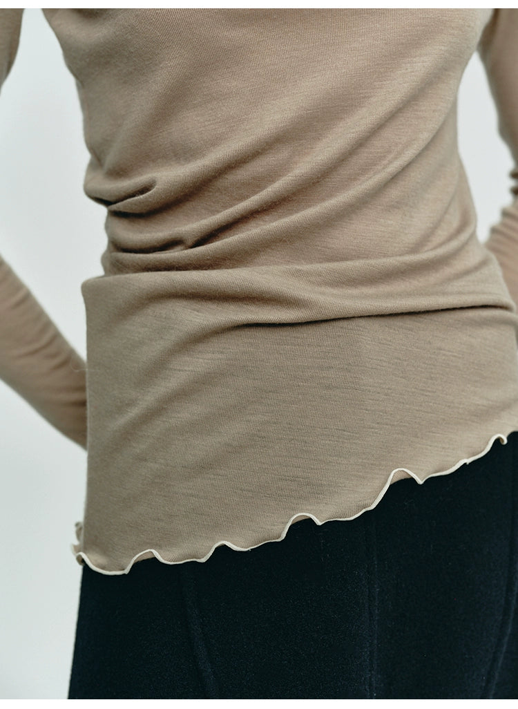Solid Irregular Shirt