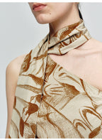 Butterfly Print Tube Top