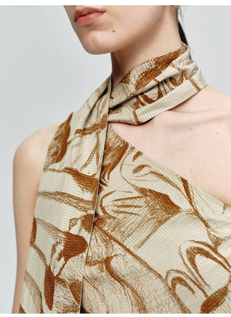 Butterfly Print Tube Top