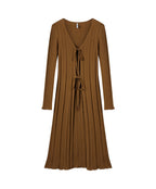 Rib Long Sleeve Cardigan Sweater