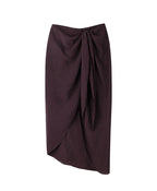 Purple Knot Long Skirt