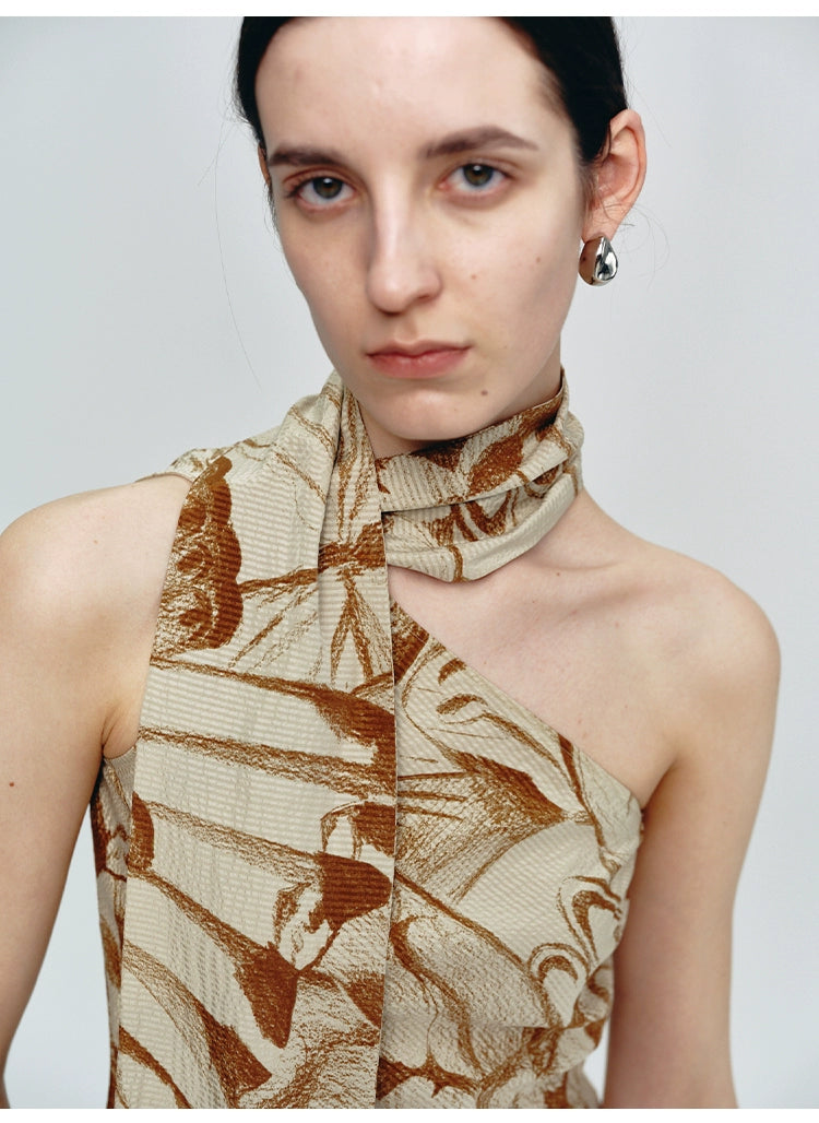 Butterfly Print Tube Top