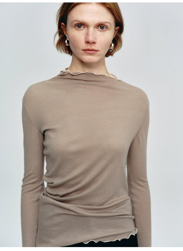 Solid Irregular Shirt