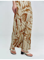 Sleeveless Butterfly Print Dress