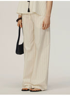 Striped Loose Trousers