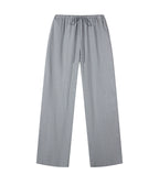 Gray Elastic Loose Trousers