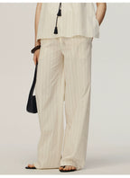 Striped Loose Trousers