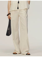 Striped Loose Trousers