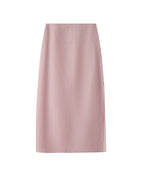 Pink Straight Long Skirt
