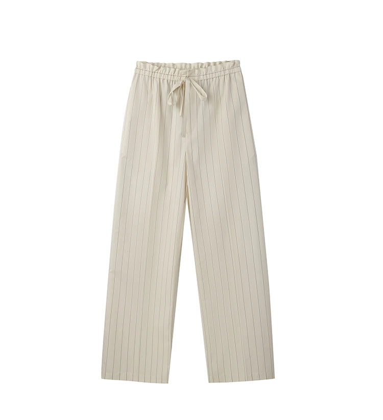 Striped Loose Trousers