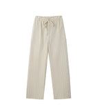 Striped Loose Trousers