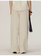 Striped Loose Trousers