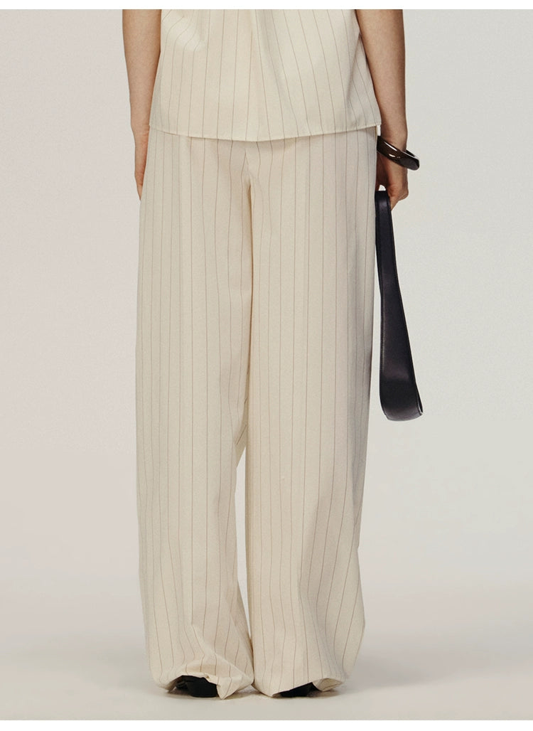 Striped Loose Trousers